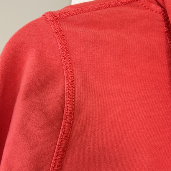 VTG POLO Ralph Lauren Americana Orange Full Zip Hoody Embroidery w MEASUREMENTS - Picture 10 of 11